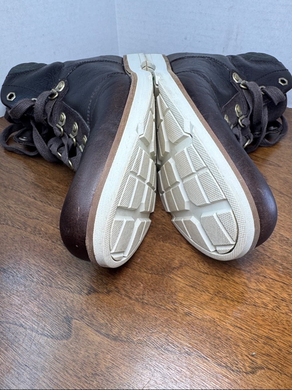 Timberland Womens Earthkeepers Mosley Brown Oiled Leather Lace-up Boots, sz 9.5 - Picture 11 of 15